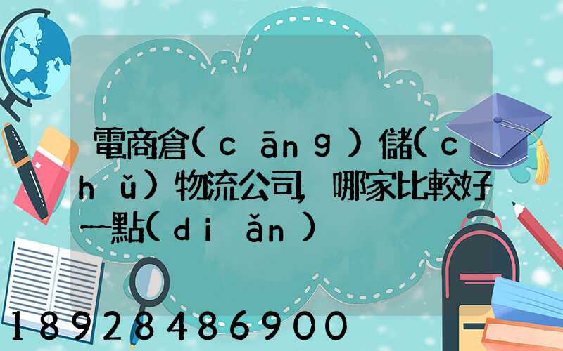 電商倉(cāng)儲(chǔ)物流公司,哪家比較好一點(diǎn)、權(quán)威一點(diǎn)的